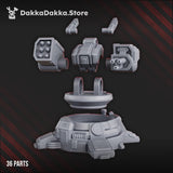 Tabletop Terrain Miniature MSC Robot Planes & Turret