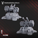 Tabletop Terrain Miniature MSC Robot Planes & Turret