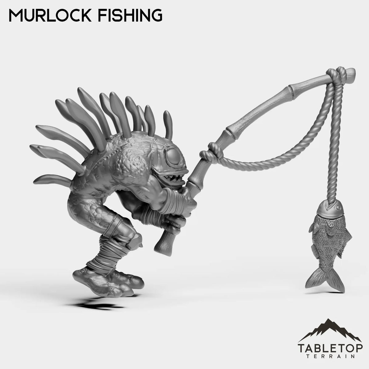 Tabletop Terrain Miniature Murloc Fishing