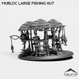 Tabletop Terrain Miniature Murloc Large Fishing Hut Diorama