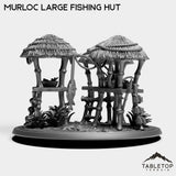 Tabletop Terrain Miniature Murloc Large Fishing Hut Diorama