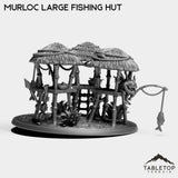 Tabletop Terrain Miniature Murloc Large Fishing Hut Diorama