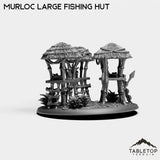 Tabletop Terrain Miniature Murloc Large Fishing Hut Diorama
