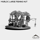 Tabletop Terrain Miniature Murloc Large Fishing Hut Diorama
