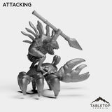 Tabletop Terrain Miniature Murloc on Crab Mount