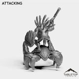 Tabletop Terrain Miniature Murloc on Crab Mount