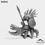 Tabletop Terrain Miniature Murloc on Crab Mount