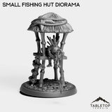 Tabletop Terrain Miniature Murloc Small Fishing Hut Diorama
