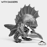 Tabletop Terrain Miniature Murlocs with Fins