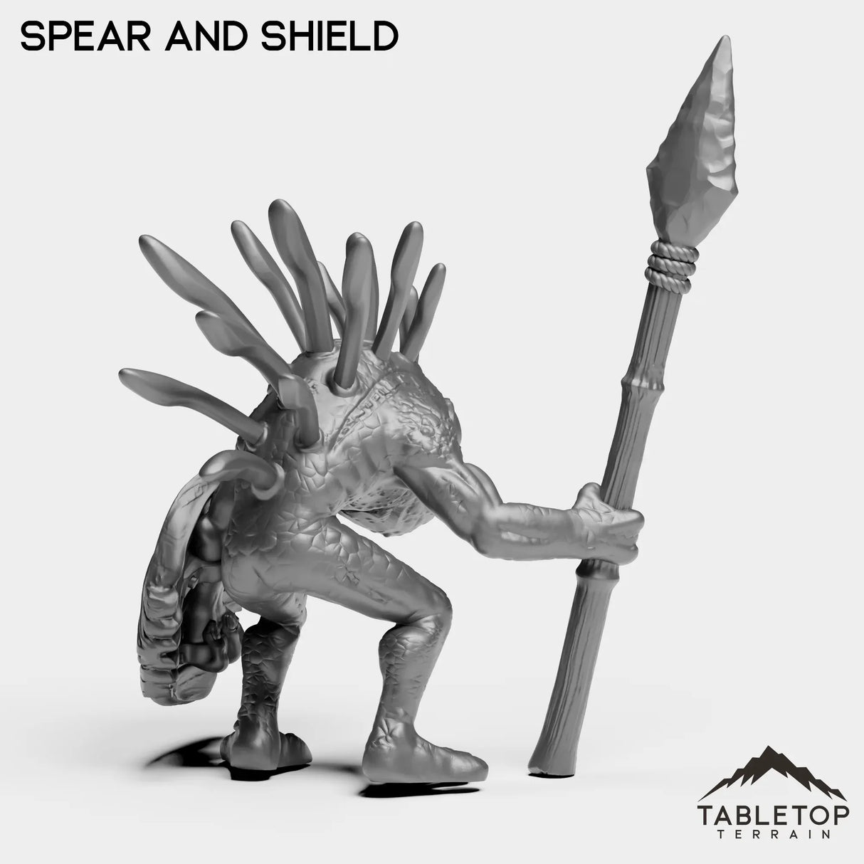 Tabletop Terrain Miniature Murlocs with Spears