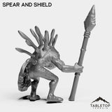 Tabletop Terrain Miniature Murlocs with Spears