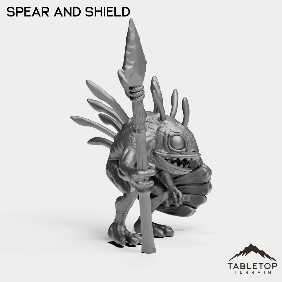 Tabletop Terrain Miniature Murlocs with Spears