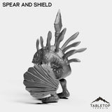 Tabletop Terrain Miniature Murlocs with Spears