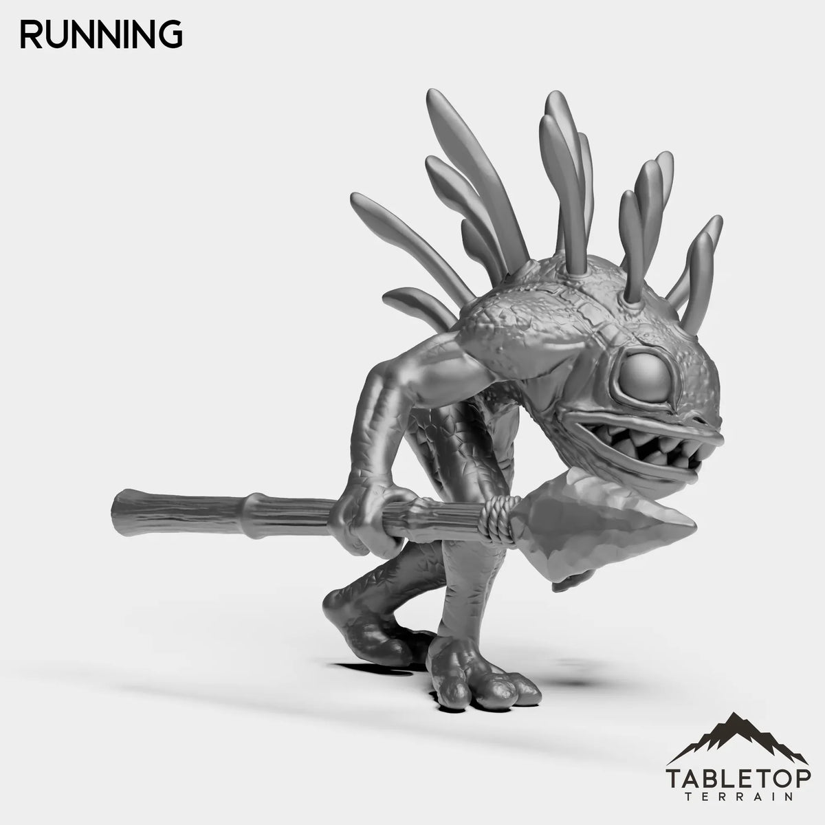 Tabletop Terrain Miniature Murlocs with Spears