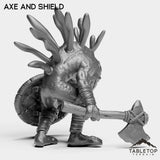 Tabletop Terrain Miniature Murlocs with Weapons