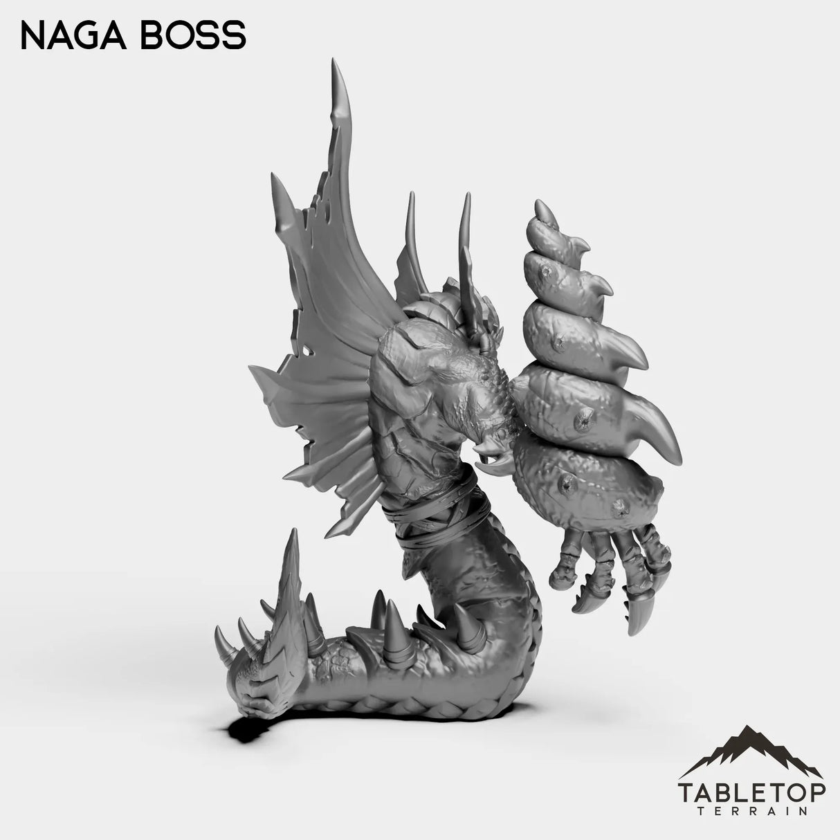 Tabletop Terrain Miniature Naga Boss