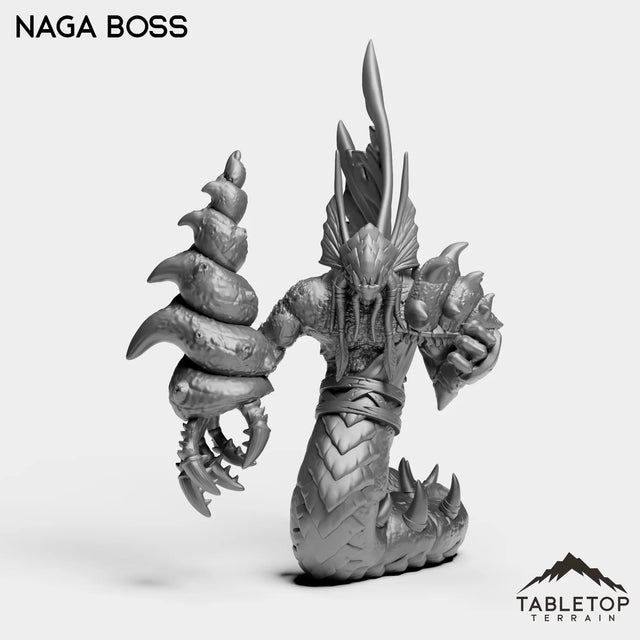 Tabletop Terrain Miniature Naga Boss