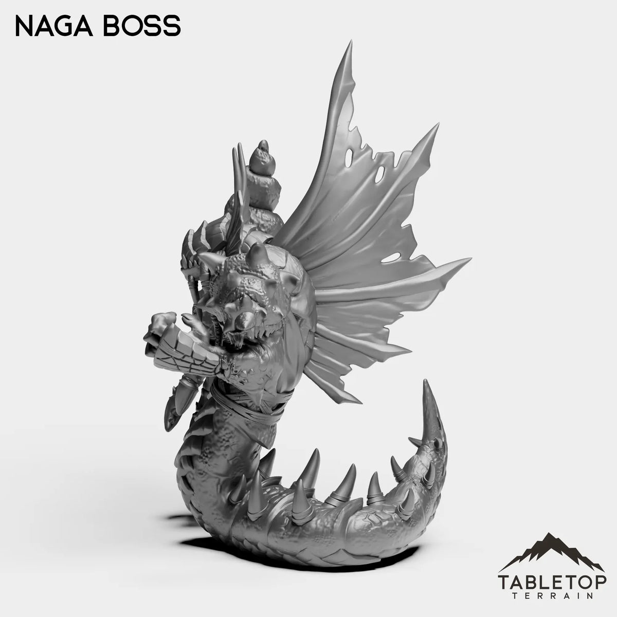 Tabletop Terrain Miniature Naga Boss
