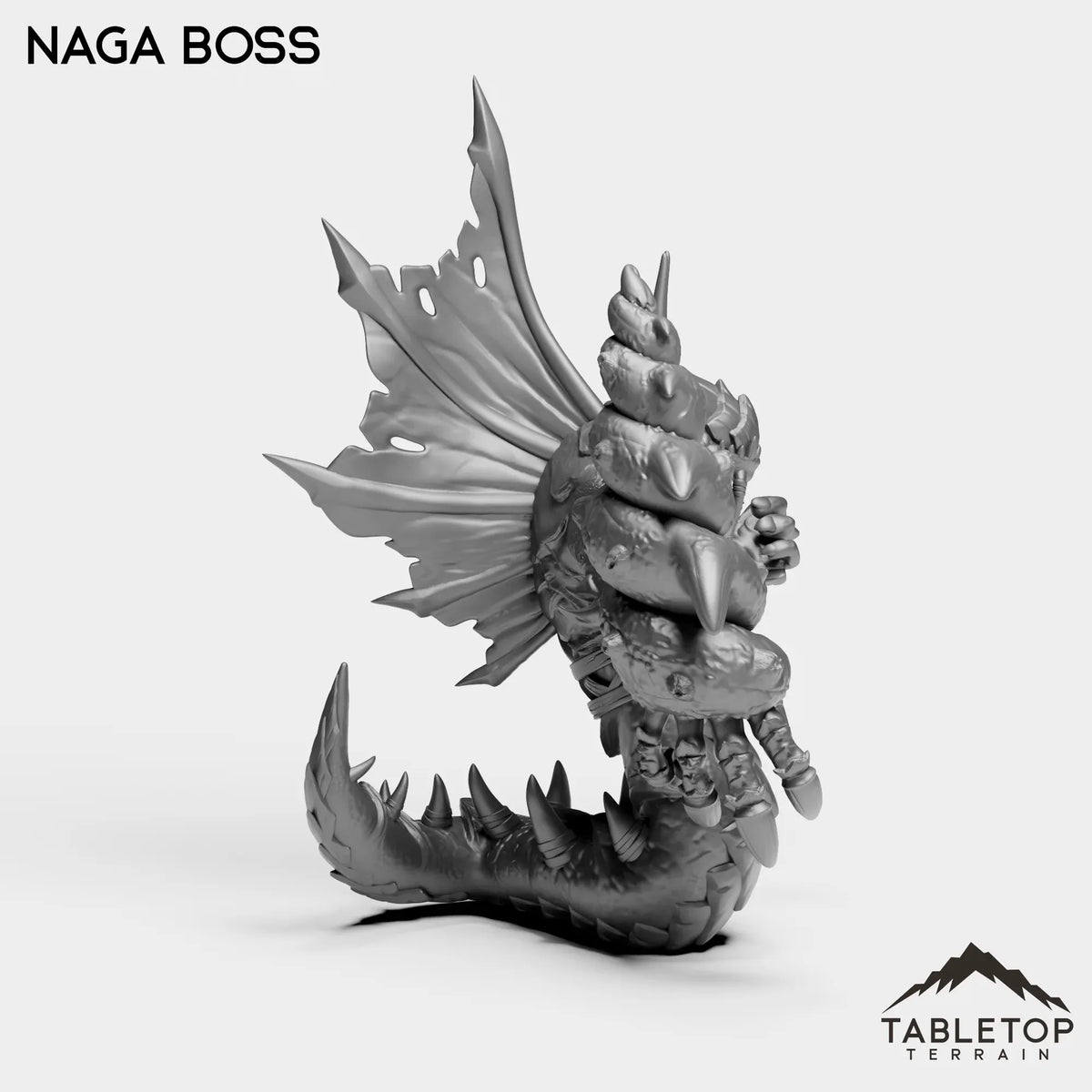 Tabletop Terrain Miniature Naga Boss