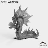 Tabletop Terrain Miniature Naga Myrmidon