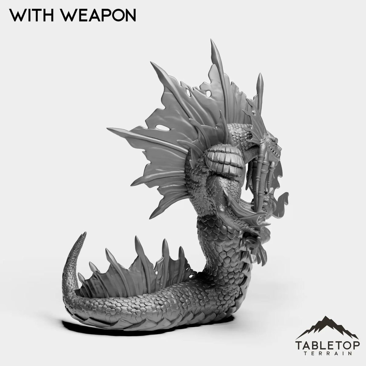 Tabletop Terrain Miniature Naga Myrmidon