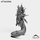 Tabletop Terrain Miniature Naga Sea Witch