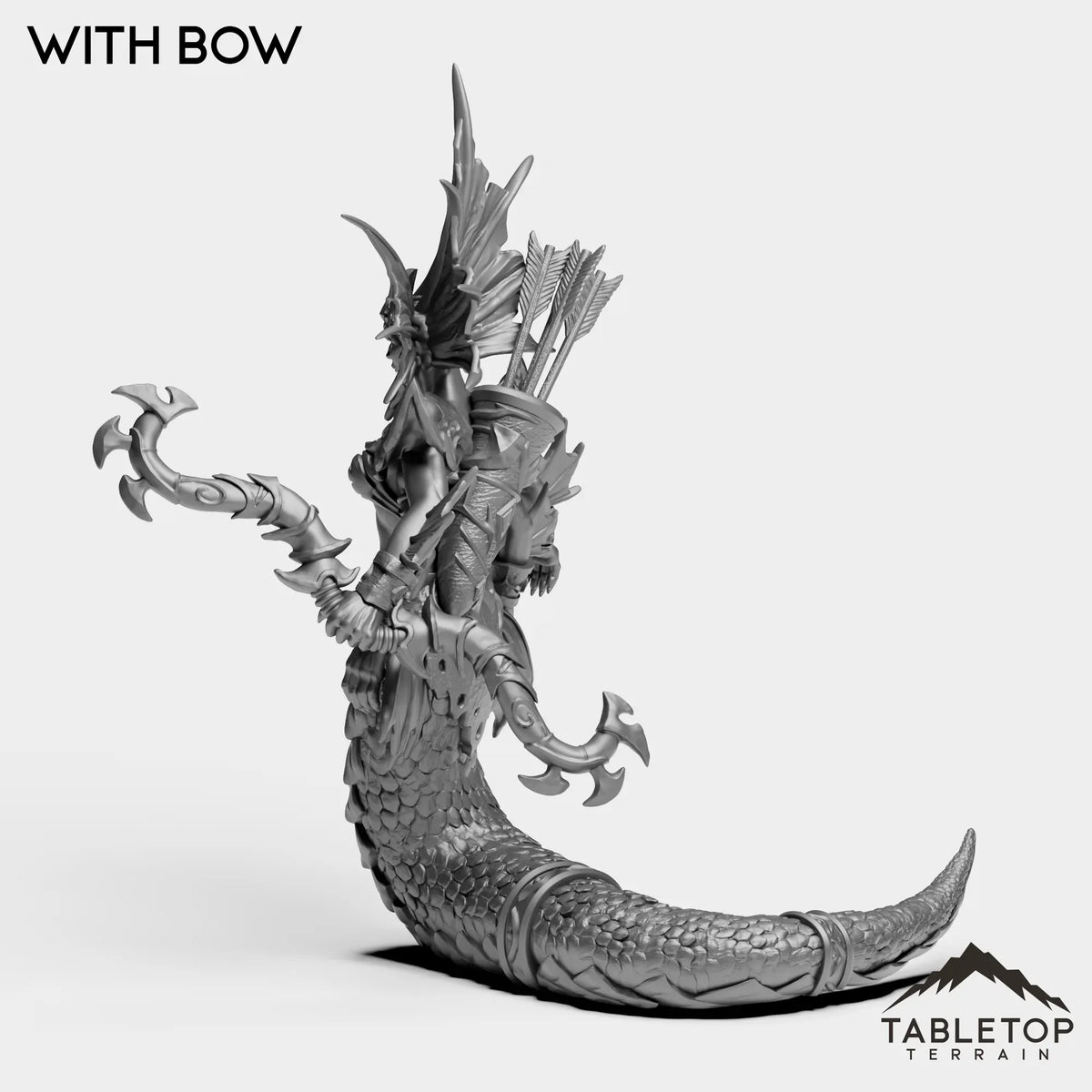 Tabletop Terrain Miniature Naga Sea Witch