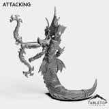 Tabletop Terrain Miniature Naga Sea Witch