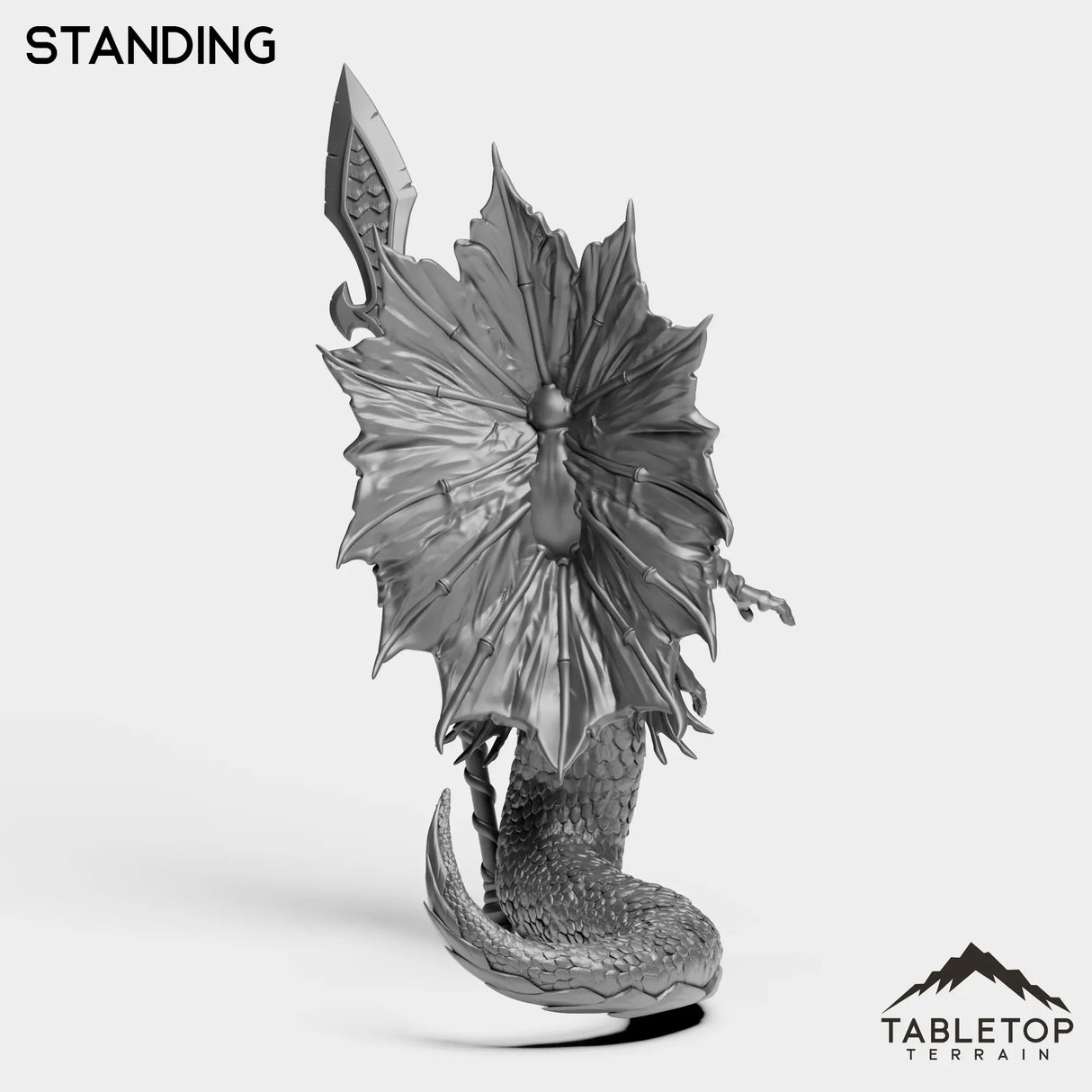 Tabletop Terrain Miniature Naga Siren