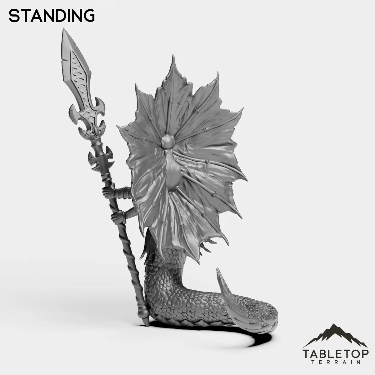 Tabletop Terrain Miniature Naga Siren