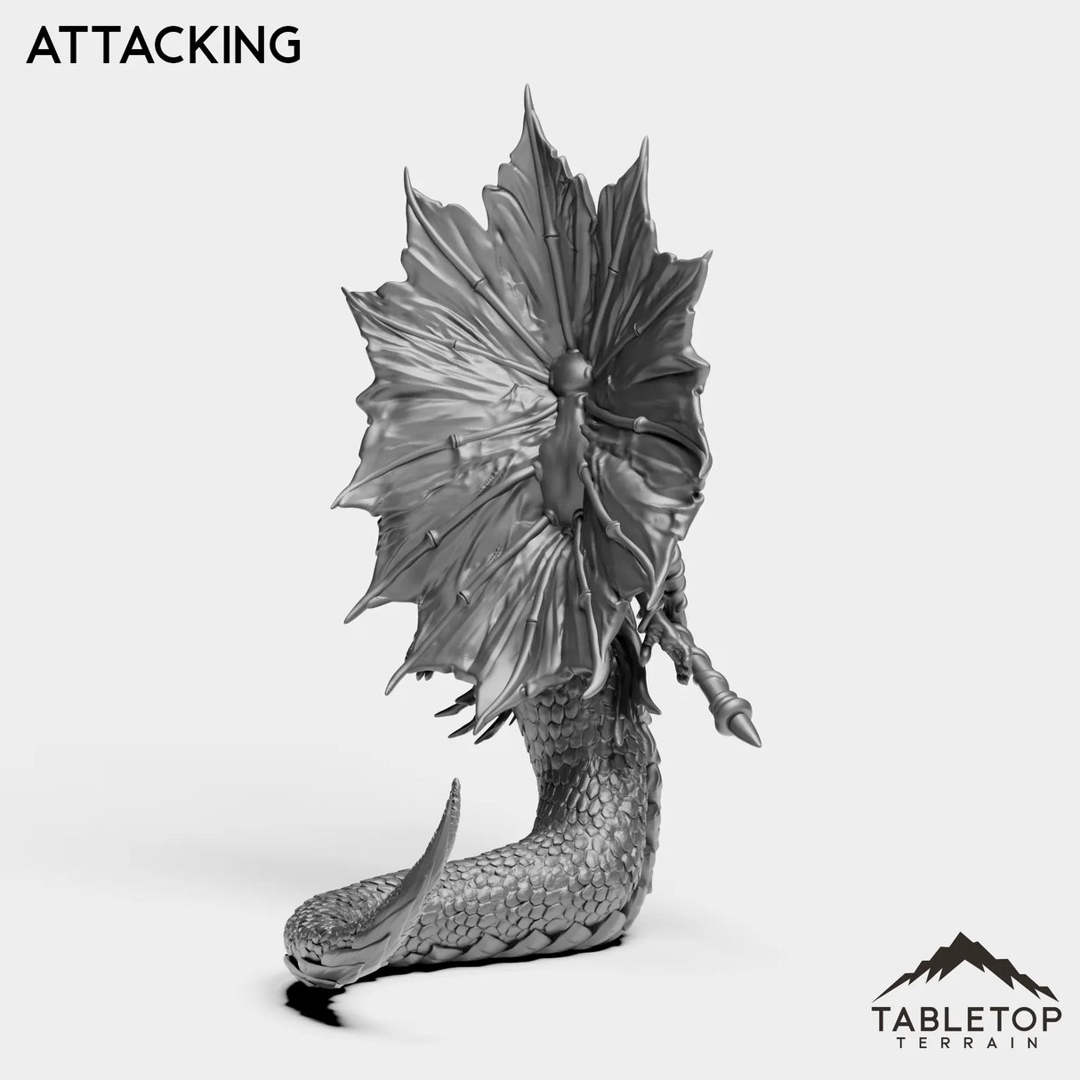 Tabletop Terrain Miniature Naga Siren
