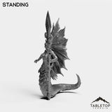 Tabletop Terrain Miniature Naga Siren