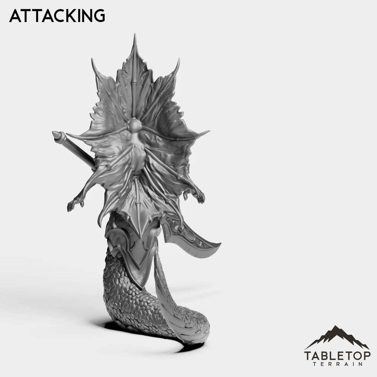 Tabletop Terrain Miniature Naga Summoner
