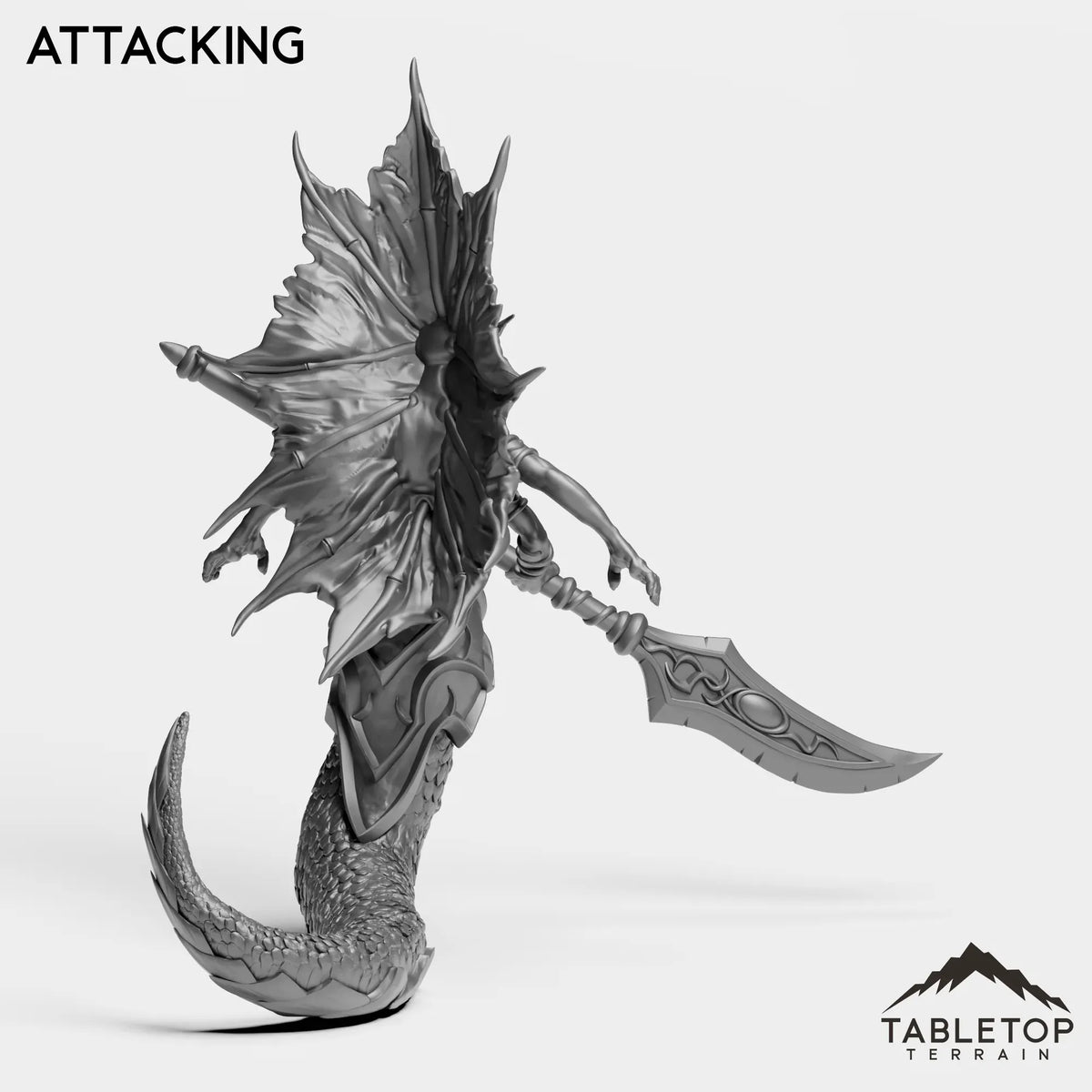 Tabletop Terrain Miniature Naga Summoner