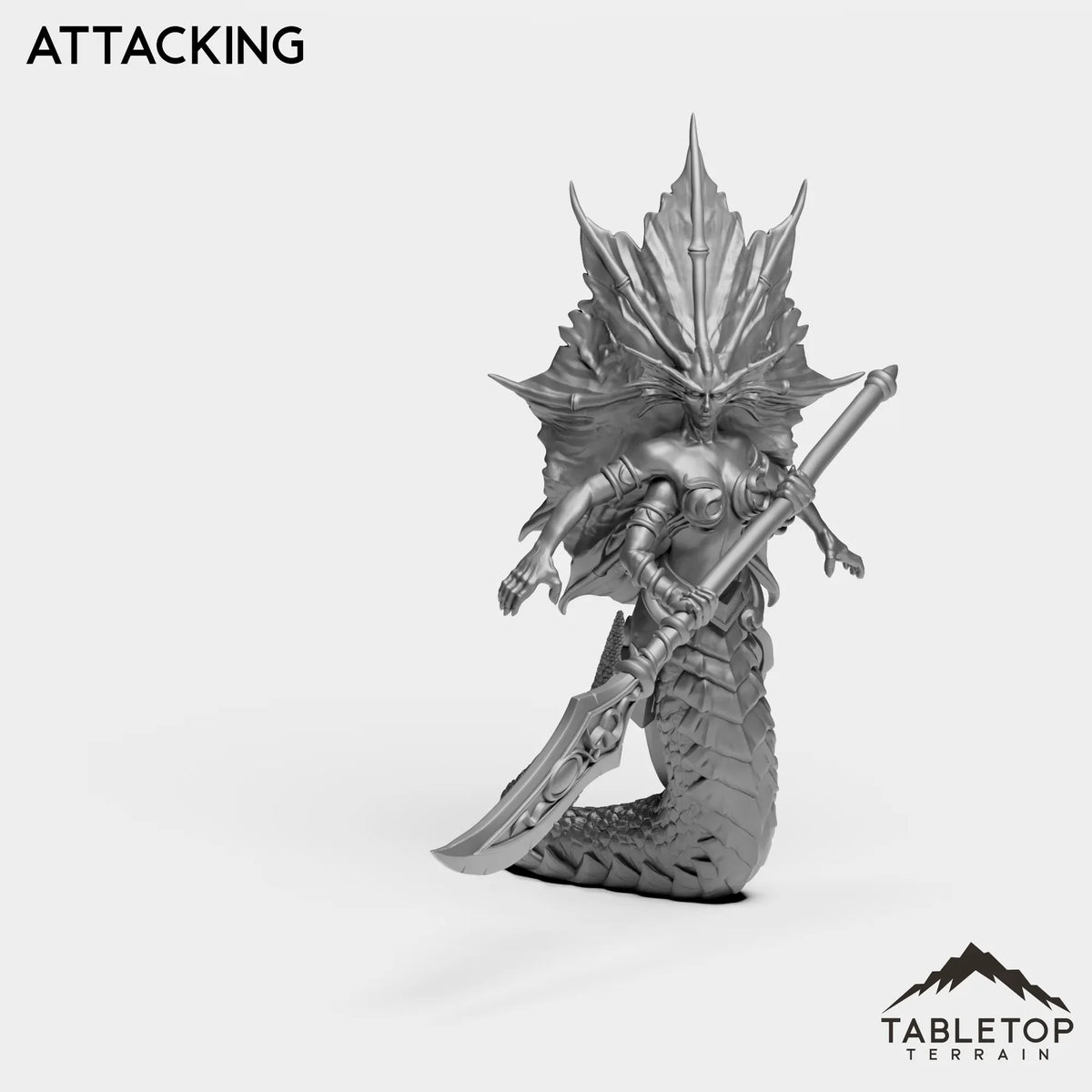 Tabletop Terrain Miniature Naga Summoner