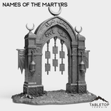 Tabletop Terrain Miniature Names of the Martyrs