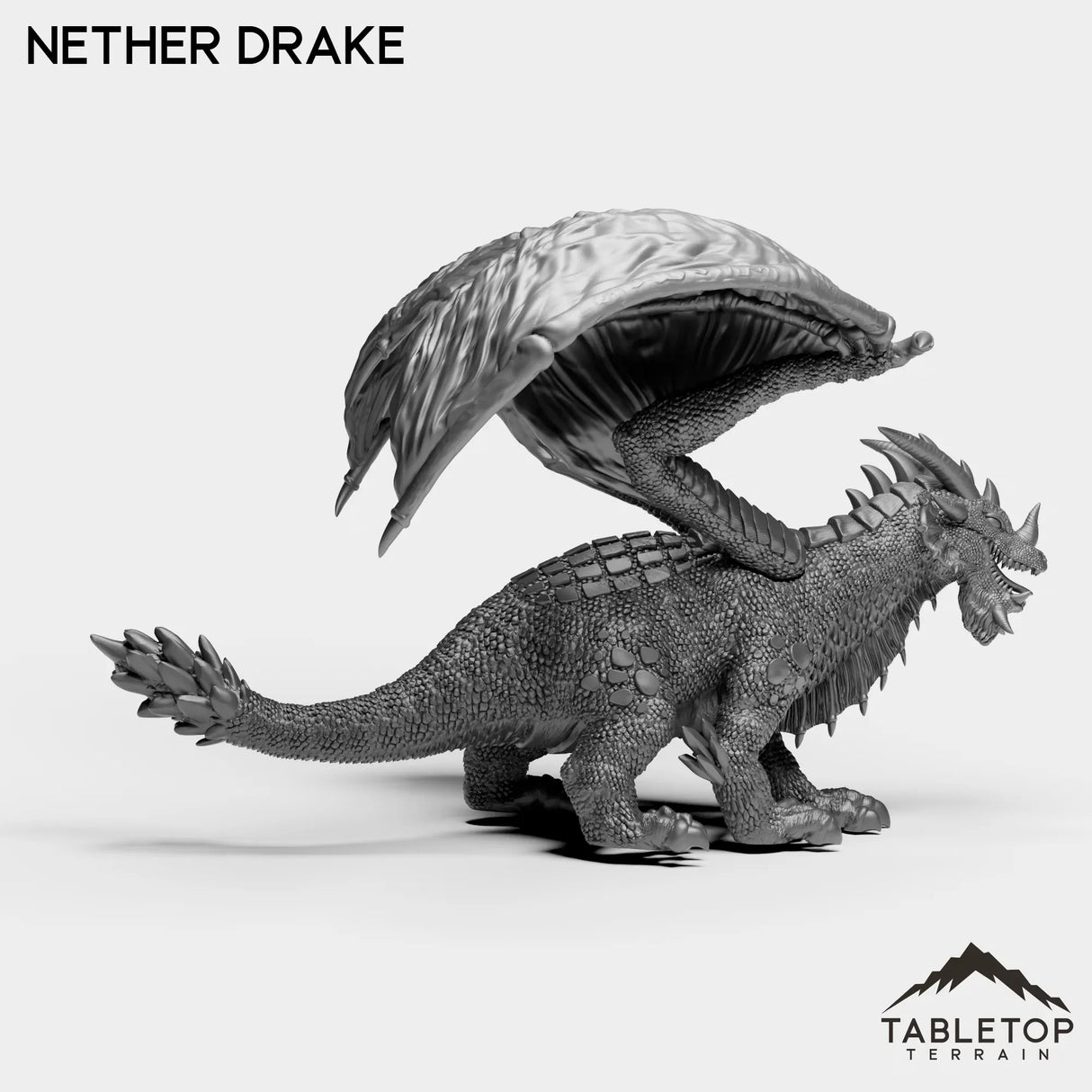 Tabletop Terrain Miniature Nether Drake