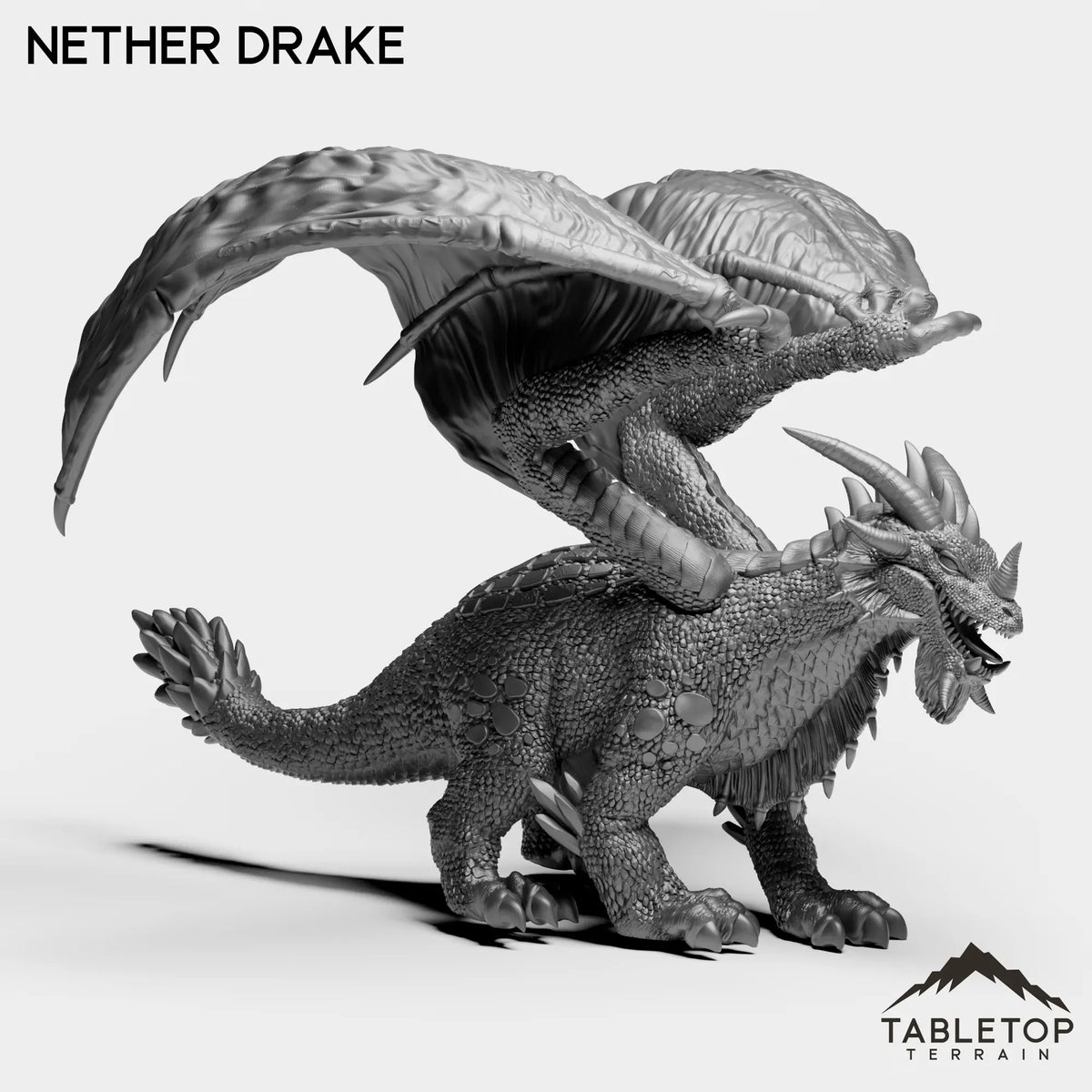Tabletop Terrain Miniature Nether Drake