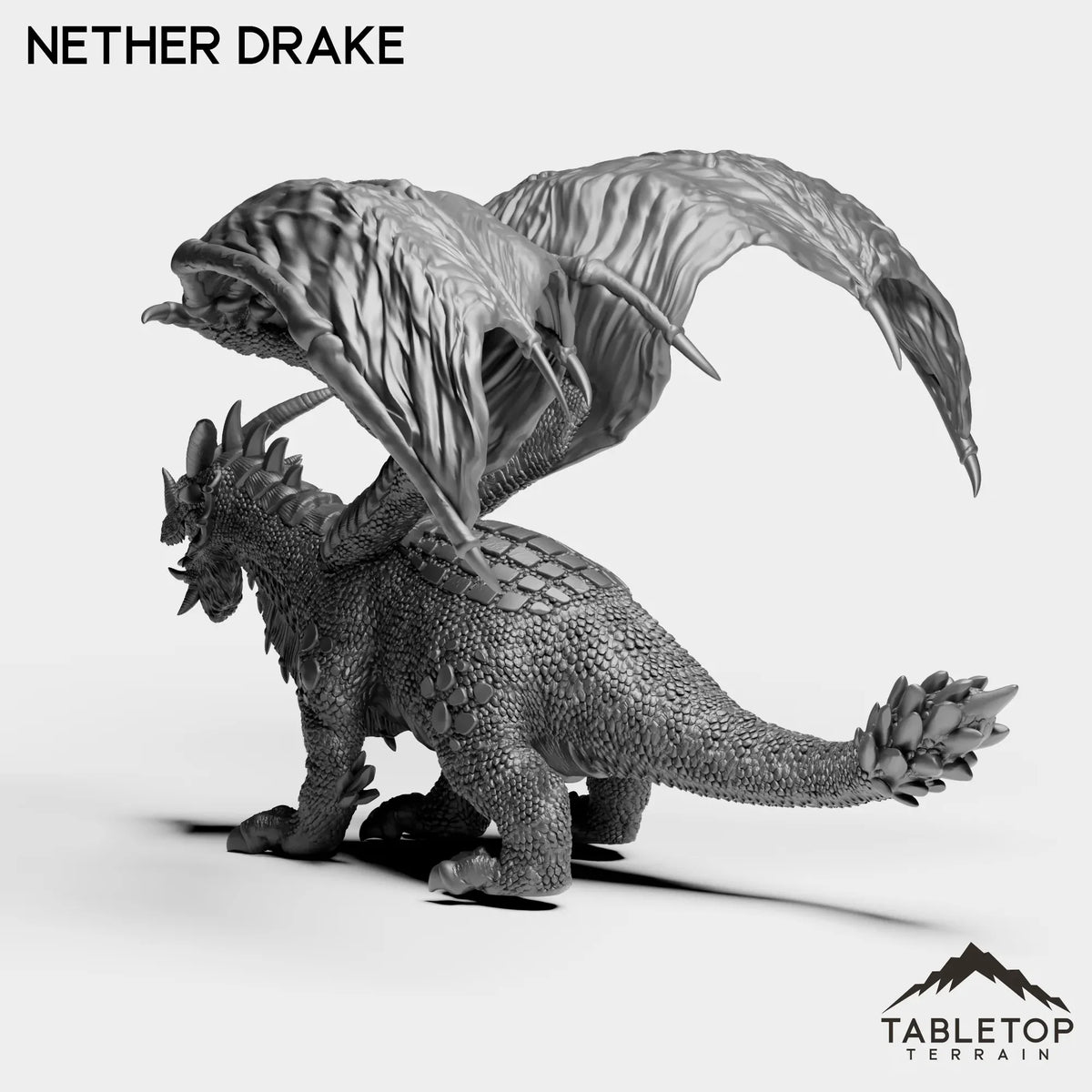 Tabletop Terrain Miniature Nether Drake