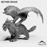 Tabletop Terrain Miniature Nether Drake