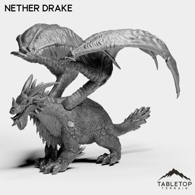 Tabletop Terrain Miniature Nether Drake