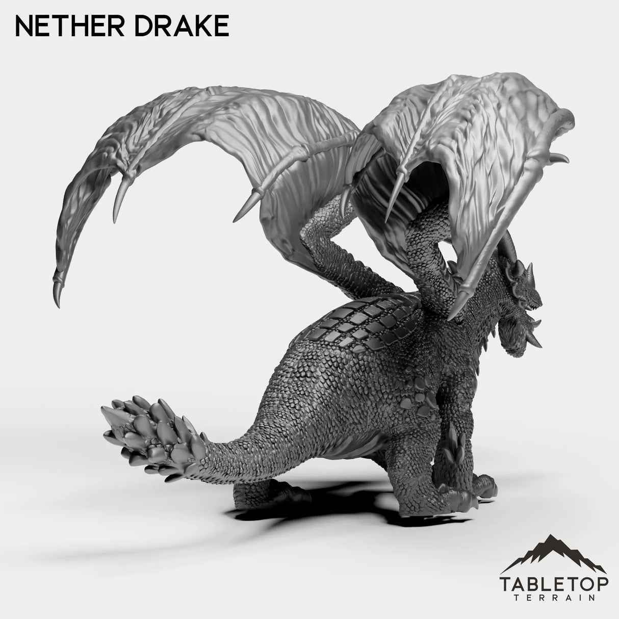 Tabletop Terrain Miniature Nether Drake