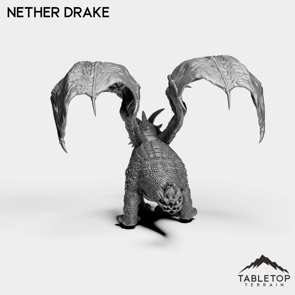 Tabletop Terrain Miniature Nether Drake