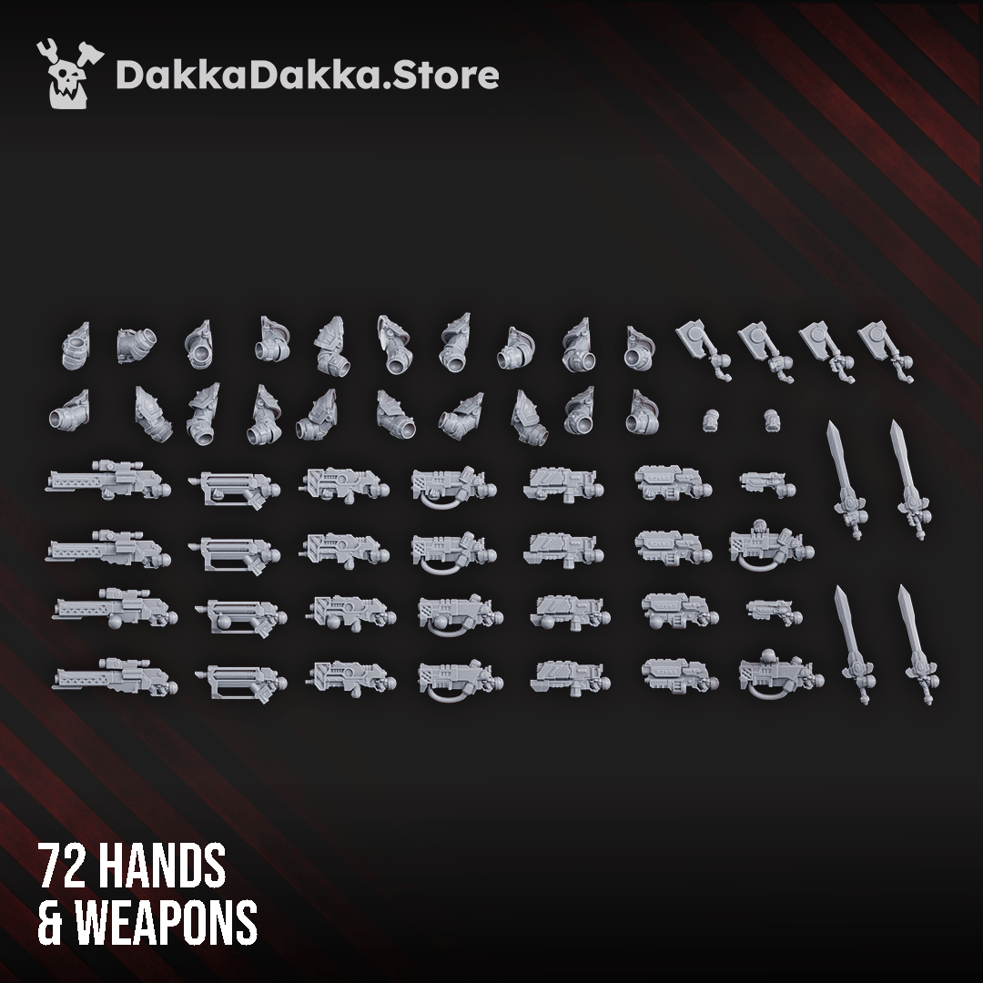 Tabletop Terrain Miniature Nibelung Warriors (build kit)