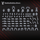 Tabletop Terrain Miniature Nibelung Warriors (build kit)