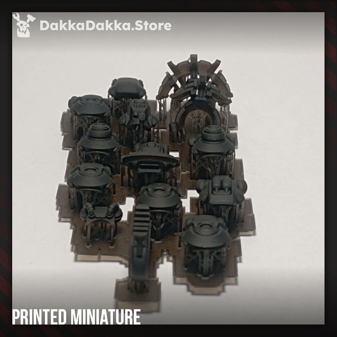 Tabletop Terrain Miniature Nibelung Warriors (build kit)