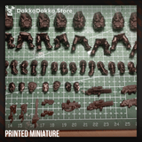 Tabletop Terrain Miniature Nibelung Warriors (build kit)