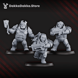 Tabletop Terrain Miniature Nibelung Warriors Squad (pre-assembled)