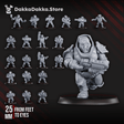 Tabletop Terrain Miniature Nibelung Warriors Squad (pre-assembled)