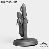 Tabletop Terrain Miniature Night Banner